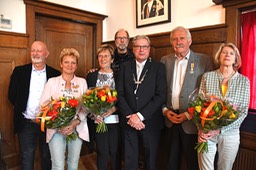 3 gedecoreerden Haarlemmerliede a